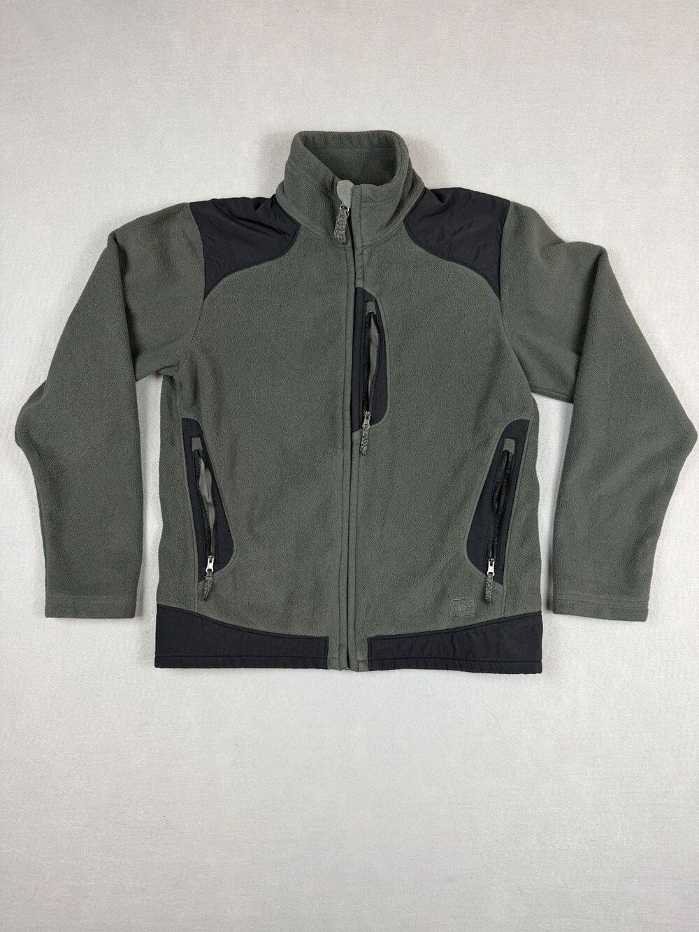 REI Co-op Fleece Jacket Women's Gray Full Zip Outdoor Hiking Coat Size S
